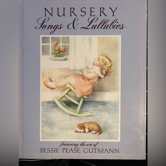 Vintage 1990 “Nursery songs & Lullabies” , Jessie Pease Gutmann illustrations. - Picture 1 of 7
